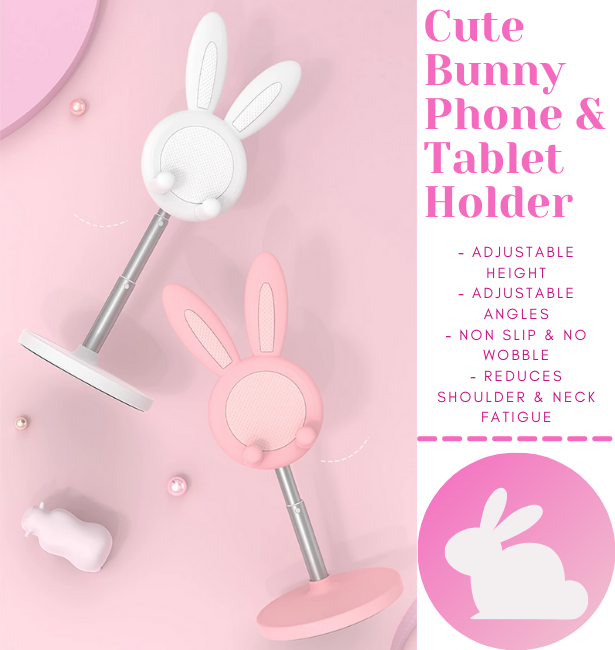 Cute Kawaii Bunny Phone & Tablet Holder