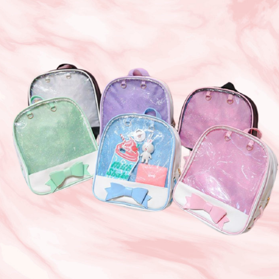 Clear Back Pocketed Backpack