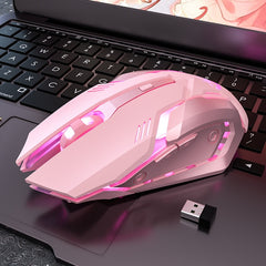 (8) Kawaii Wireless Gaming Mouse