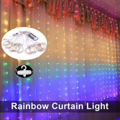 Rainbow LED Curtain Lights