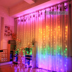 Rainbow LED Curtain Lights